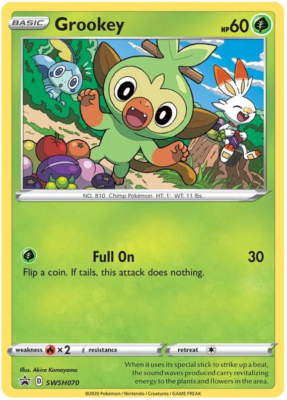 Grookey - Sword & Shield Promos #70