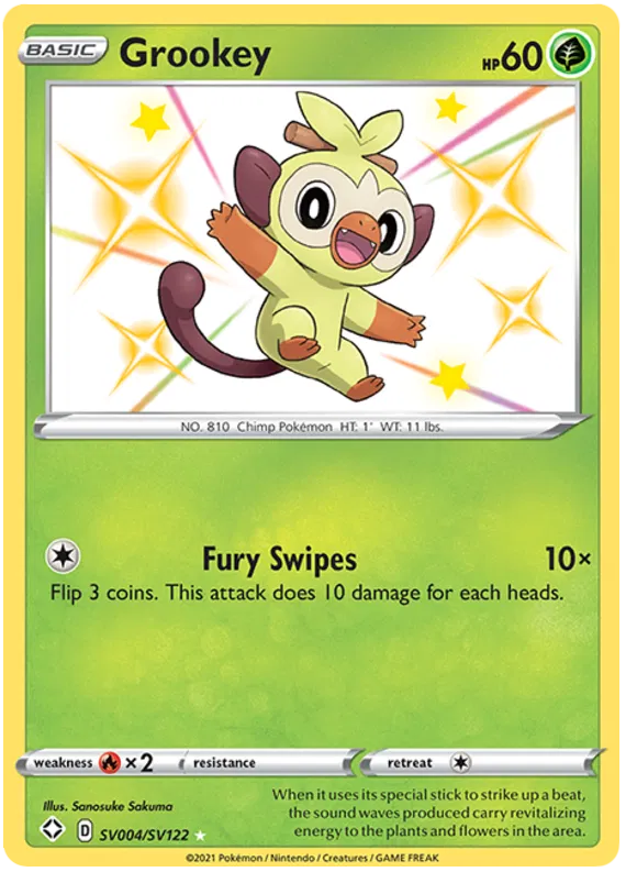 Grookey - Shining Fates #4