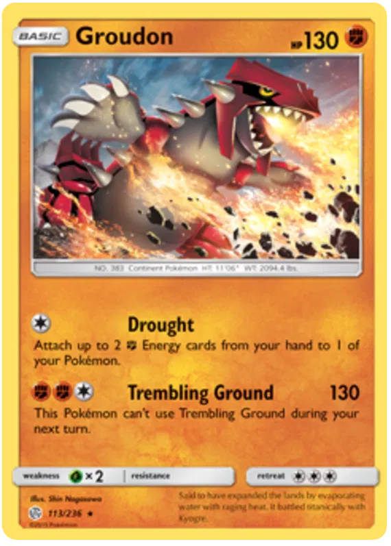 Groudon - Cosmic Eclipse #113