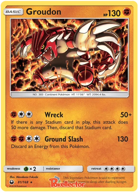 Groudon - Celestial Storm #81