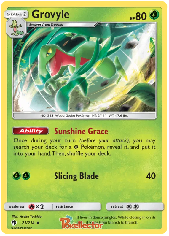 Grovyle - Lost Thunder #21