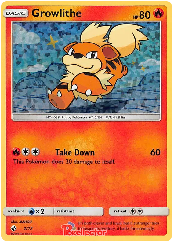 Growlithe - McDonald's Collection (2018) #1