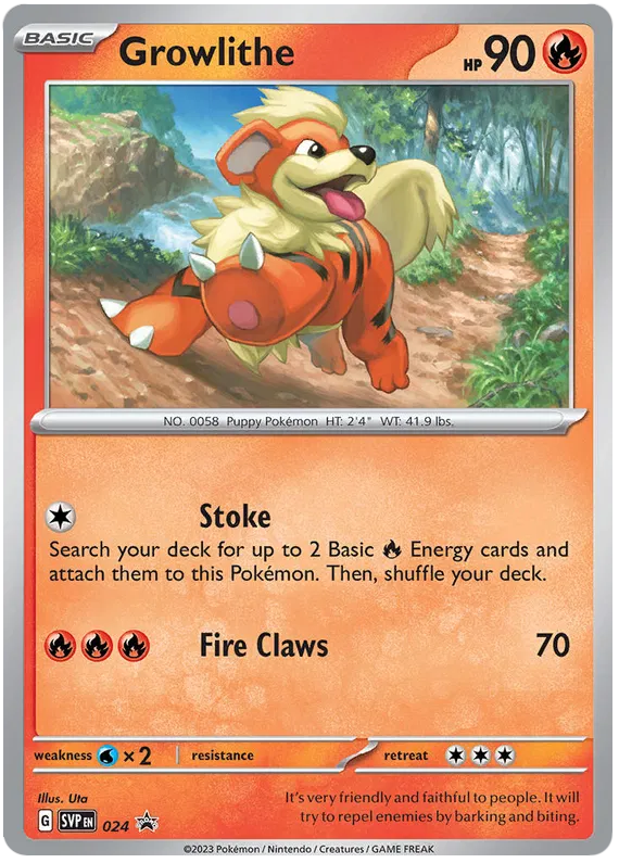 Growlithe - Scarlatto & Violetto Promos #24