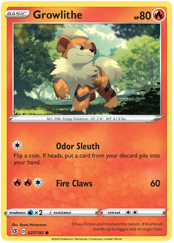 Growlithe - Rebel Clash #27