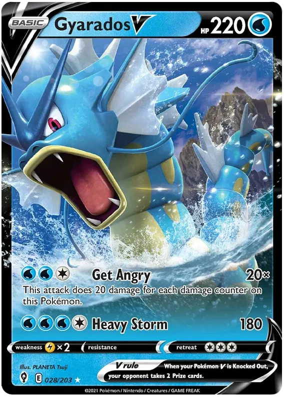 Gyarados V - Evolving Skies #28