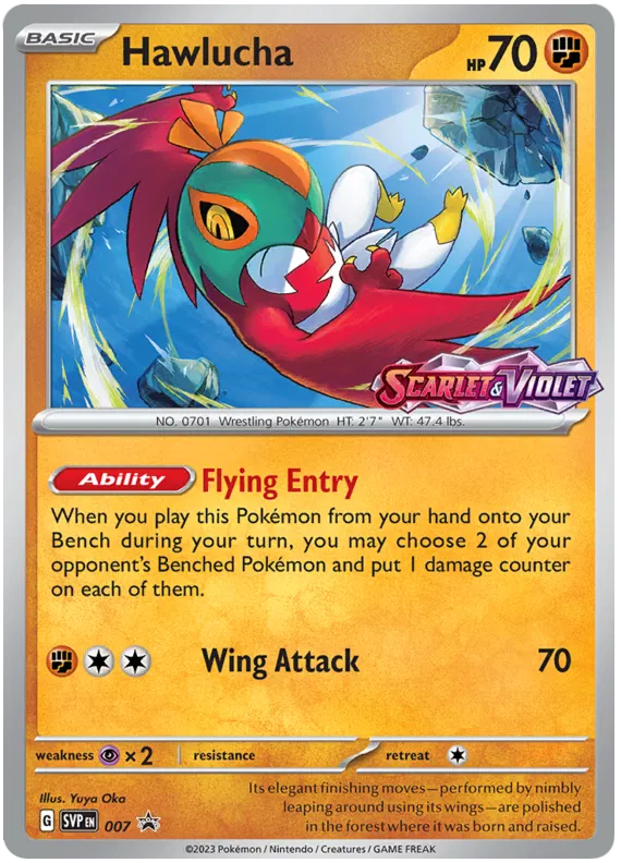 Hawlucha - Scarlatto & Violetto Promos #7