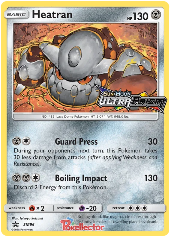 Heatran - Sun & Moon Promos #96