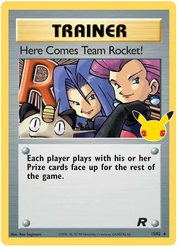 Here Comes Team Rocket (Celebrations Promo) - Team Rocket #15