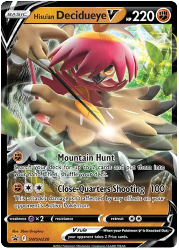 Hisuian Decidueye V - Sword & Shield Promos #238