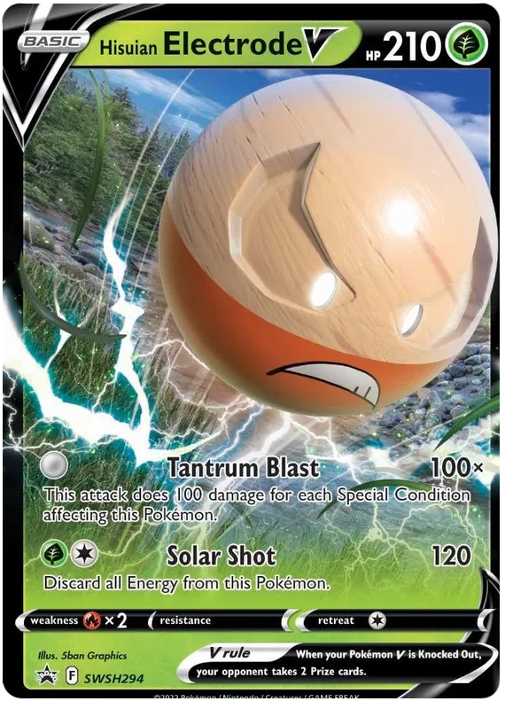 Hisuian Electrode V - Sword & Shield Promos #294