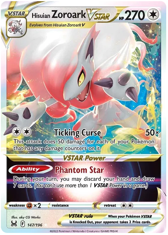 Hisuian Zoroark VSTAR - Lost Origin #147