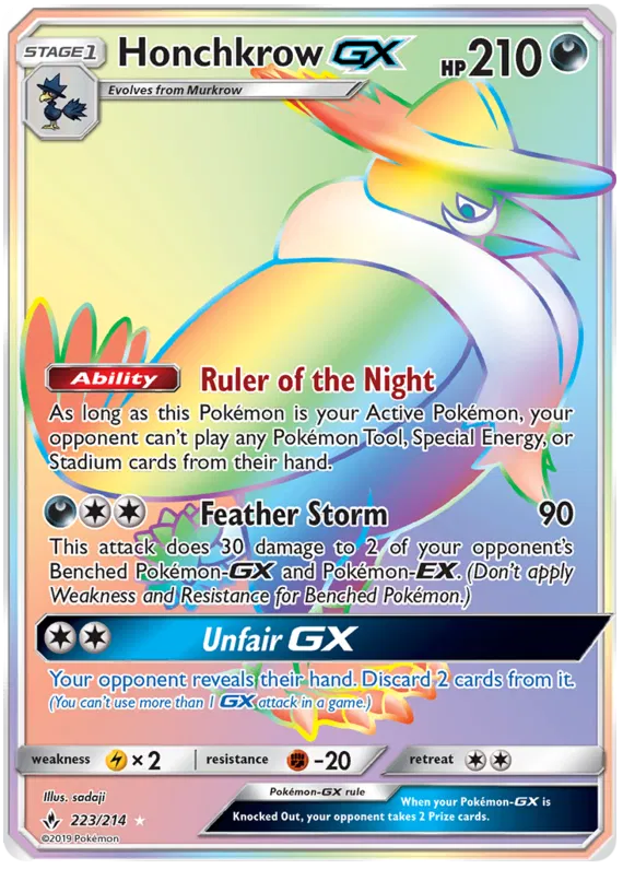 Honchkrow GX - Unbroken Bonds #223