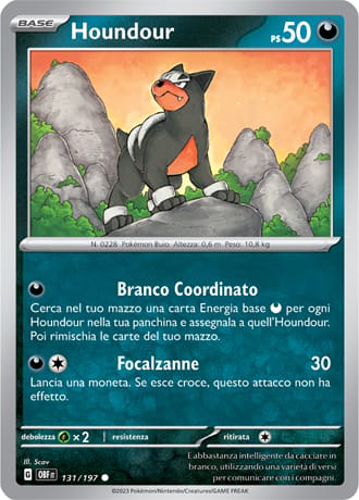 Houndour - Ossidiana Infuocata #131