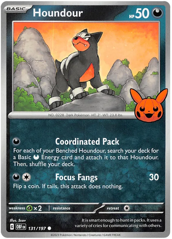 Houndour - Ossidiana Infuocata #131