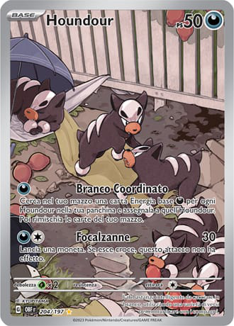 Houndour - Ossidiana Infuocata #204