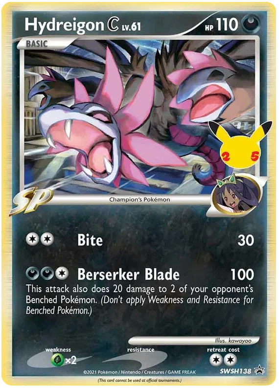 Hydreigon C - Sword & Shield Promos #138