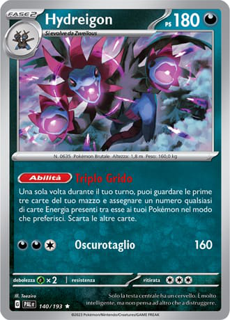 Hydreigon - Evoluzioni A Paldea	 #140