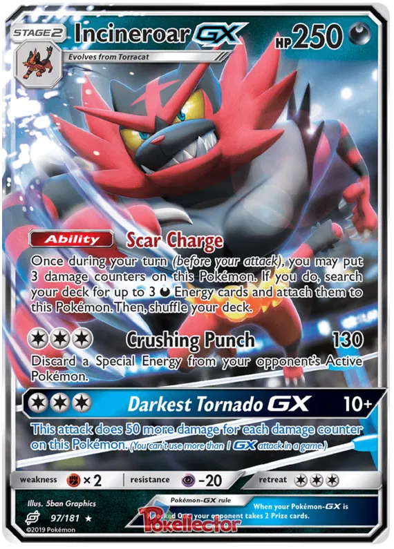 Incineroar GX - Team Up #97