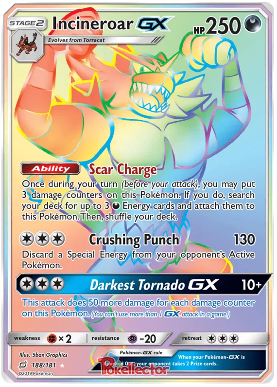 Incineroar GX - Team Up #188