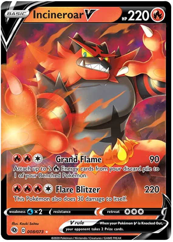 Incineroar V - Champion's Path #8