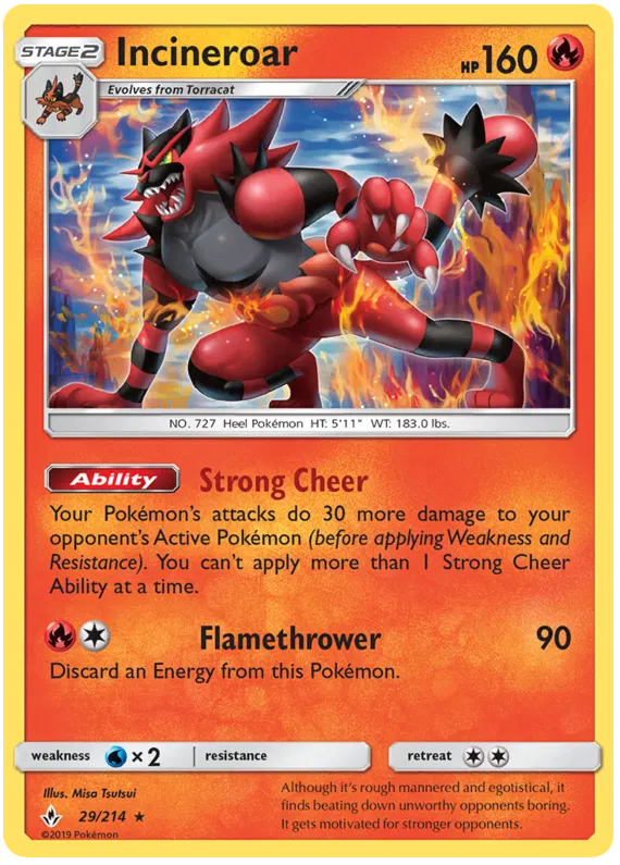 Incineroar - Unbroken Bonds #29