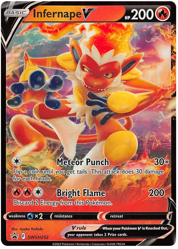 Infernape V - Sword & Shield Promos #252