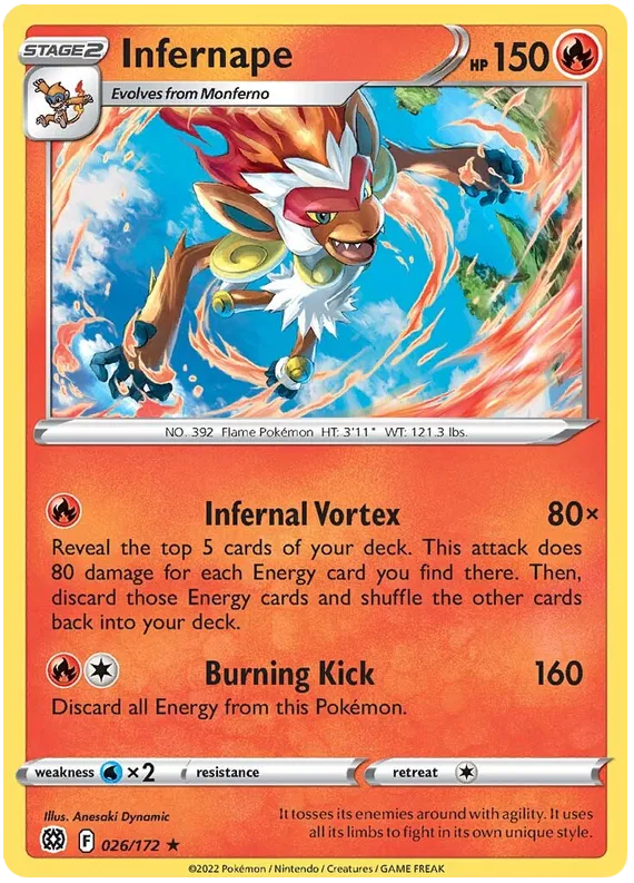 Infernape - Brilliant Stars #26