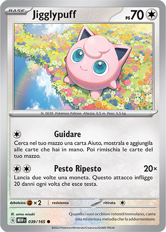 Jigglypuff - Scarlatto & Violetto - 151 #39