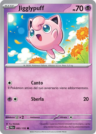 Jigglypuff - Evoluzioni A Paldea	 #83