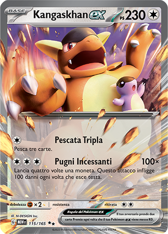 Kangaskhan ex - Scarlatto & Violetto - 151 #115