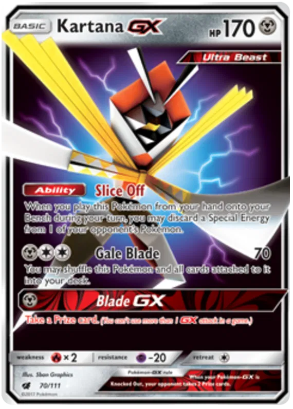 Kartana GX - Crimson Invasion #70