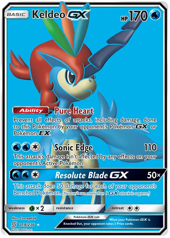 Keldeo GX - Unified Minds #219