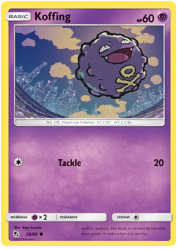 Koffing - Hidden Fates #28