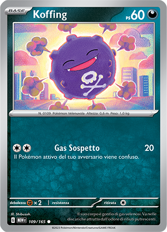 Koffing - Scarlatto & Violetto - 151 #109