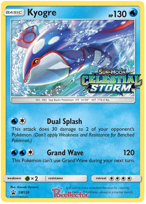 Kyogre - Sun & Moon Promos #129