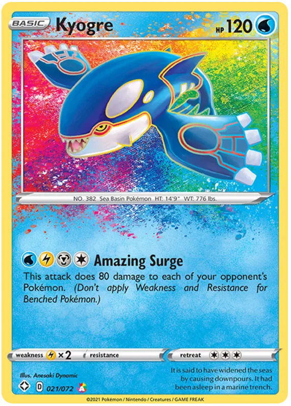 Kyogre - Shining Fates #21