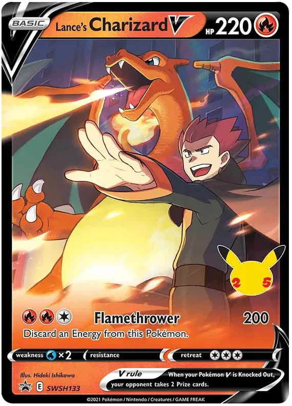 Lance's Charizard V - Sword & Shield Promos #133