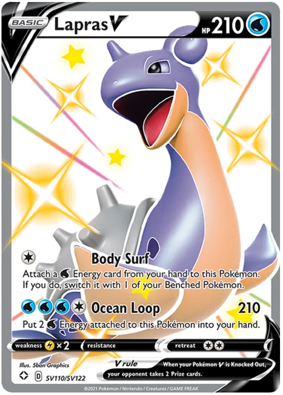 Lapras V - Shining Fates #110