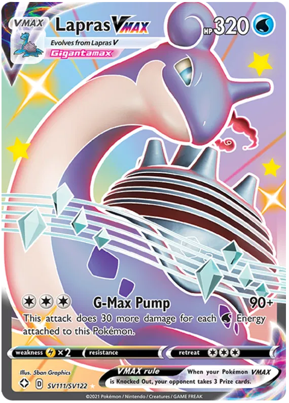 Lapras VMAX - Shining Fates #111