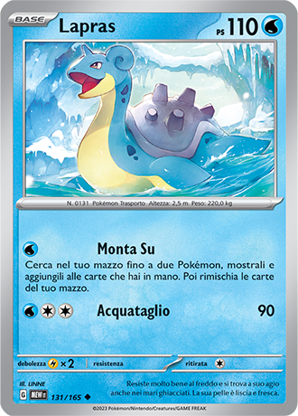 Lapras - Scarlatto & Violetto - 151 #131