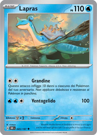 Lapras - Ossidiana Infuocata #45