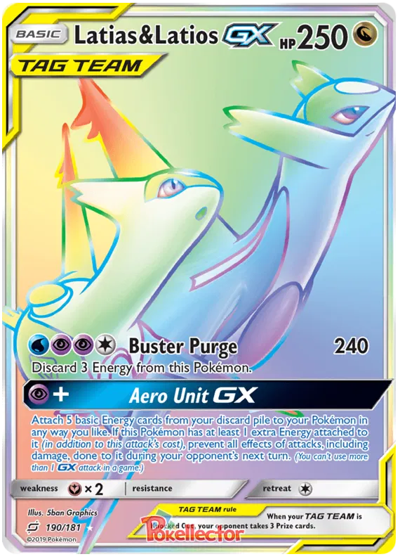 Latias & Latios GX - Team Up #190