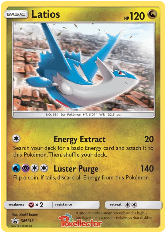 Latios - Sun & Moon Promos #136