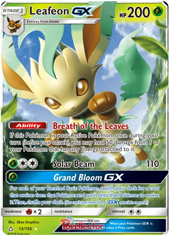 Leafeon GX - Ultra Prism #13