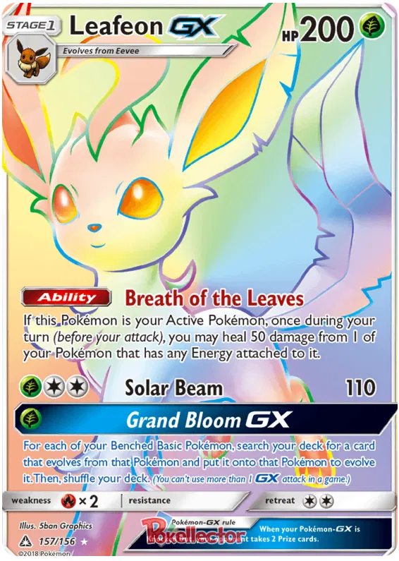 Leafeon GX - Ultra Prism #157