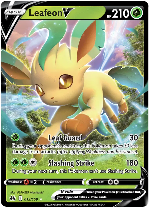 Leafeon V - Crown Zenith #13