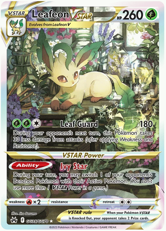 Leafeon VSTAR - Crown Zenith - Galarian Gallery #35