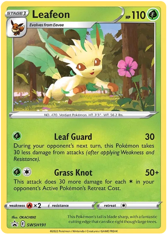 Leafeon - Sword & Shield Promos #191