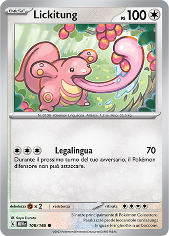 Lickitung - Scarlatto & Violetto - 151 #108