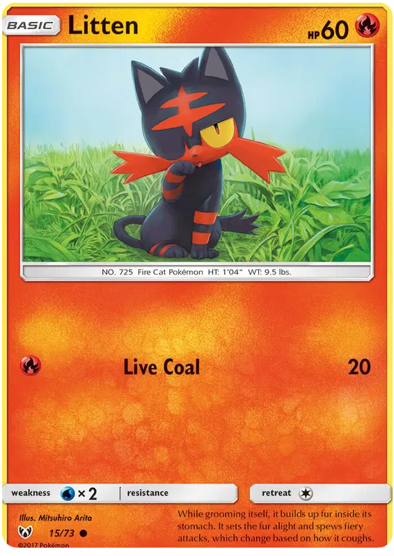 Litten - Shining Legends #15